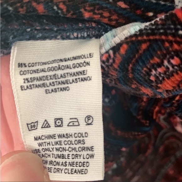 Free People Paisley Corduroy Overalls - Picture 8 of 8